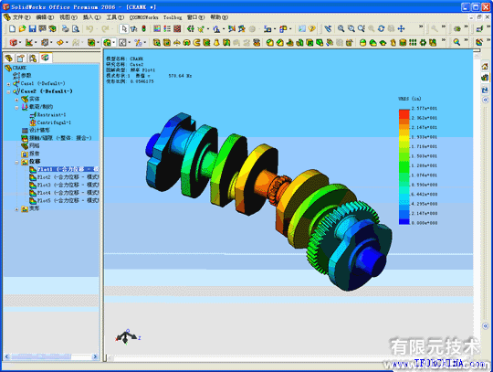 Solidworks設計分析一體化solidworks simulation分析案例圖片3