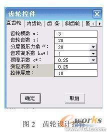 SolidWorks 的變位齒輪的分析與設計solidworks simulation分析圖片2