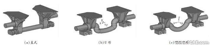 顛簸路況下3種結(jié)構(gòu)形式平衡懸架強度分析ansys結(jié)構(gòu)分析圖片2