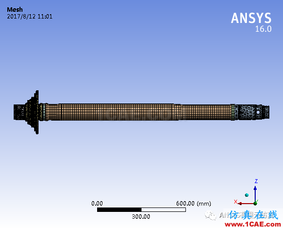 航空發動機風扇轉子模態分析實例ansys分析圖片3