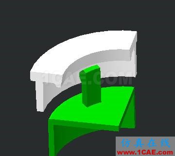 ANSYS對兩零件(材料ABS)的接觸應力分析AutoCAD應用技術圖片2