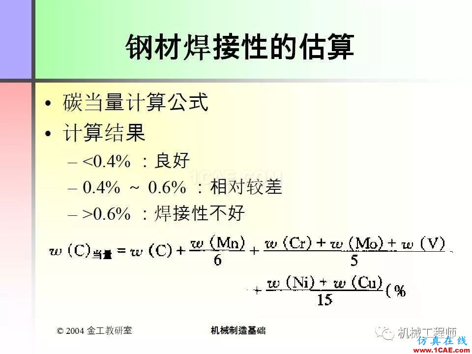 【專業(yè)積累】100頁P(yáng)PT，全面了解焊接工藝機(jī)械設(shè)計(jì)教程圖片61