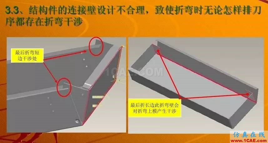 鈑金設計無法折彎的案例分析 圖文solidworks simulation培訓教程圖片3