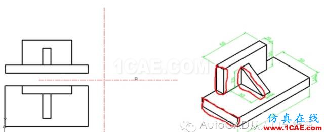 AutoCAD 繪制三視圖的基本步驟AutoCAD應用技術圖片15