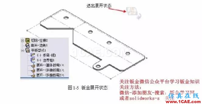 solidWorks?鈑金零件設計教程之一,必須的收藏!solidworks simulation學習資料圖片6