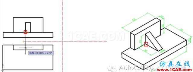 AutoCAD 繪制三視圖的基本步驟AutoCAD技術圖片13