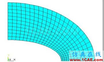 基于ANSYS APDL的橢圓膜的自適應網格劃分的靜力學分析ansys分析圖片9