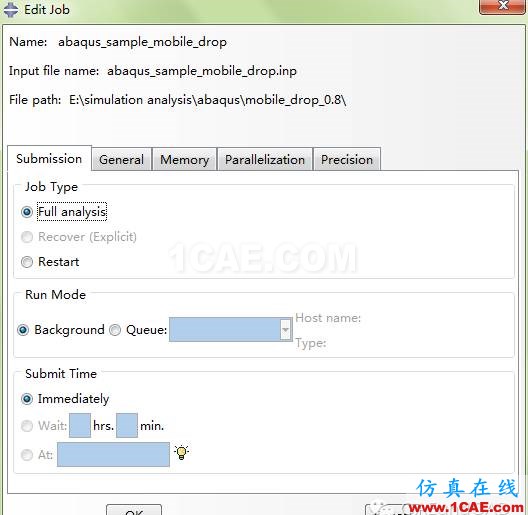 hypermesh與ABAQUS對接:.inp文件導入導出hypermesh分析圖片3