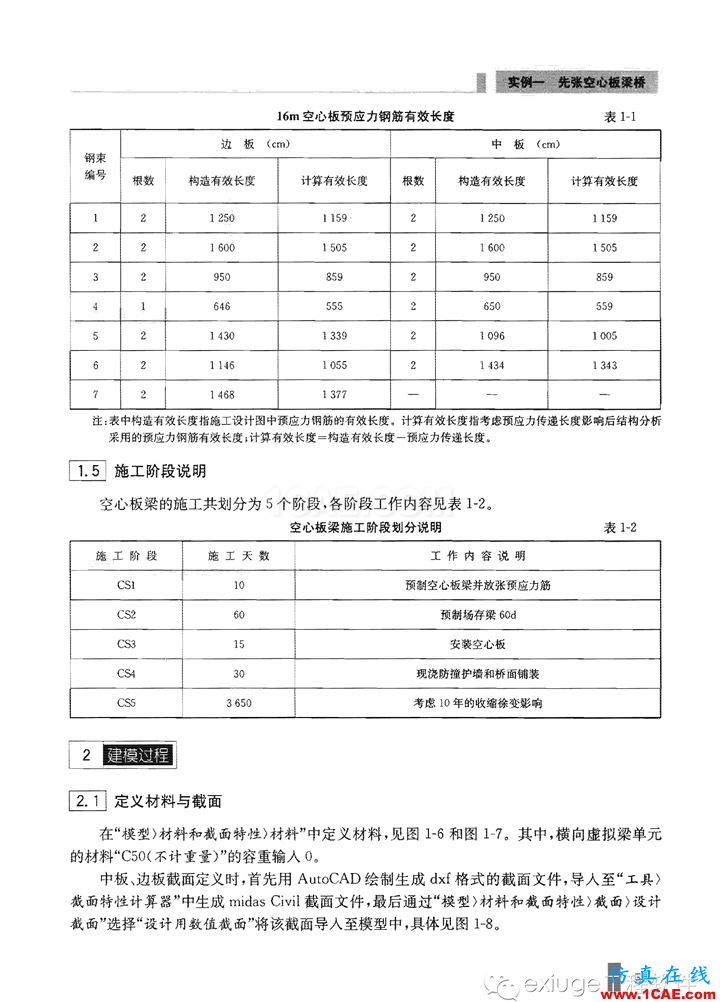 Midas Civil 實例之一先張空心板梁橋Midas Civil分析圖片5