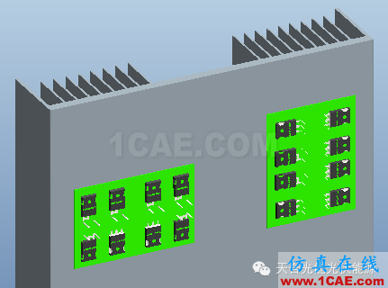 基于ICEPAK熱仿真的光伏逆變器結構優化ansys圖片5