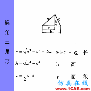 快接收，工程常用的各種圖形計(jì)算公式都在這了！AutoCAD技術(shù)圖片21