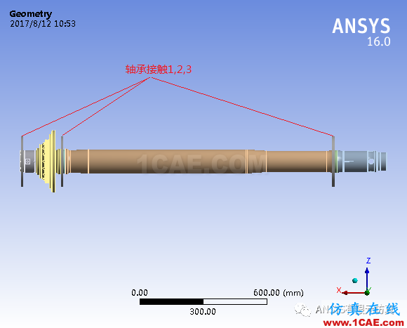 航空發動機風扇轉子模態分析實例ansys結構分析圖片2