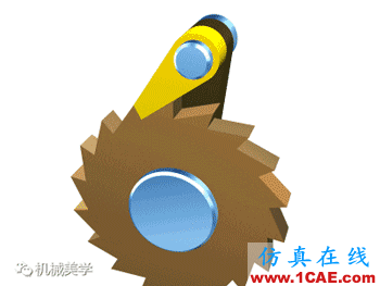 搞明白機械原理之棘輪機構AutoCAD仿真分析圖片5