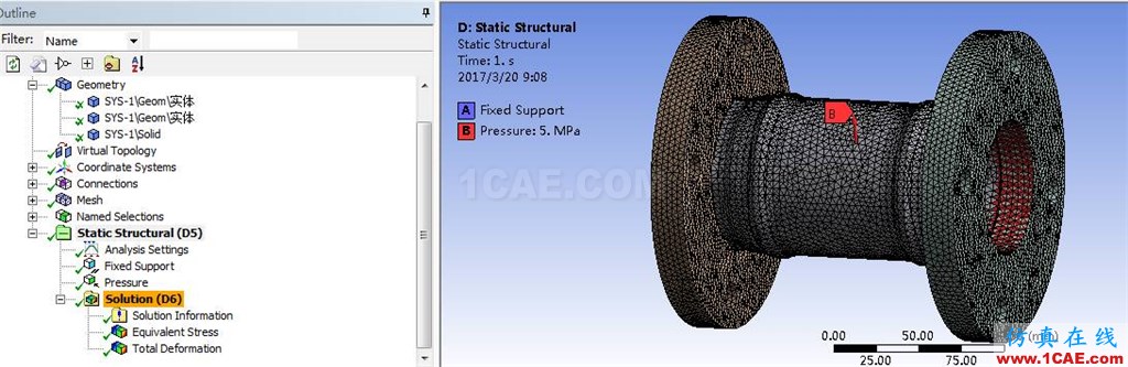 視頻分享 | ANSYS18.0中拓撲優化分析流程介紹ansys結構分析圖片3