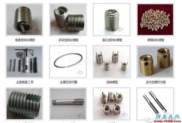 【專業(yè)積累】一文全懂——鋼絲螺套分類、應(yīng)用、工藝和使用方法機(jī)械設(shè)計(jì)案例圖片3