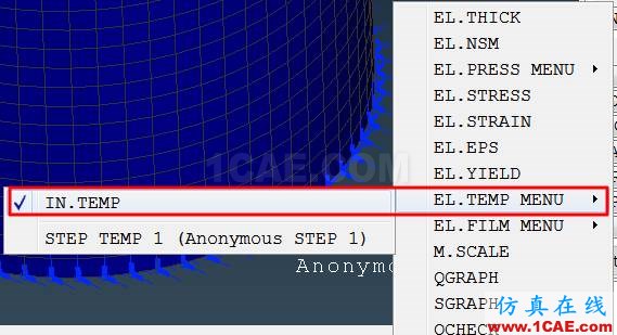 ansa-abaqus模板下在溫度場載荷時的顯示應用ANSA技術圖片4