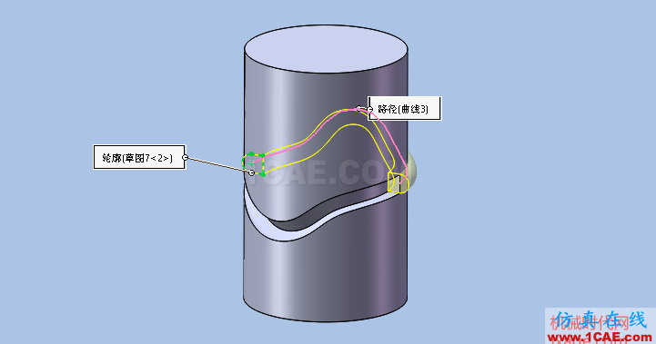 solidworks如何使用投影曲線？solidworks simulation技術(shù)圖片18