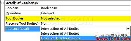 ANSYS Workbench布爾運算ansys結果圖片9