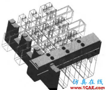 一種具有復雜型芯頭部結構的注塑模具設計moldflow培訓的效果圖片14