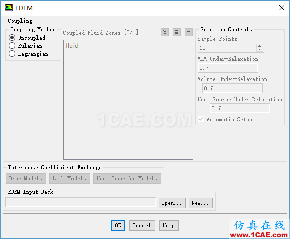 【FLUENT案例】06:與EDEM耦合計算【轉發(fā)】ansys workbanch圖片12