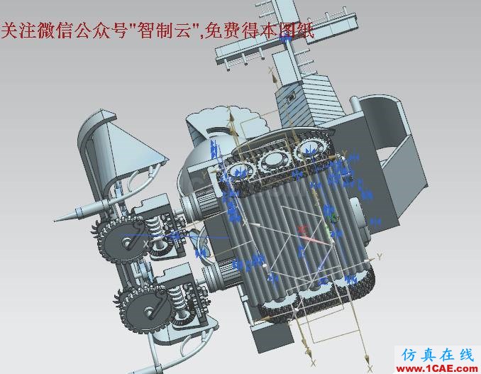 【農業機械】萬能收割機3D模型圖紙 UG(NX)設計ug設計圖片5