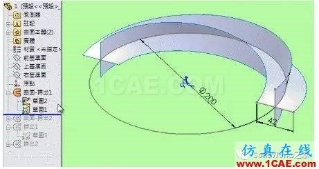 莫比烏斯轉環_組件動畫solidworks simulation應用技術圖片2