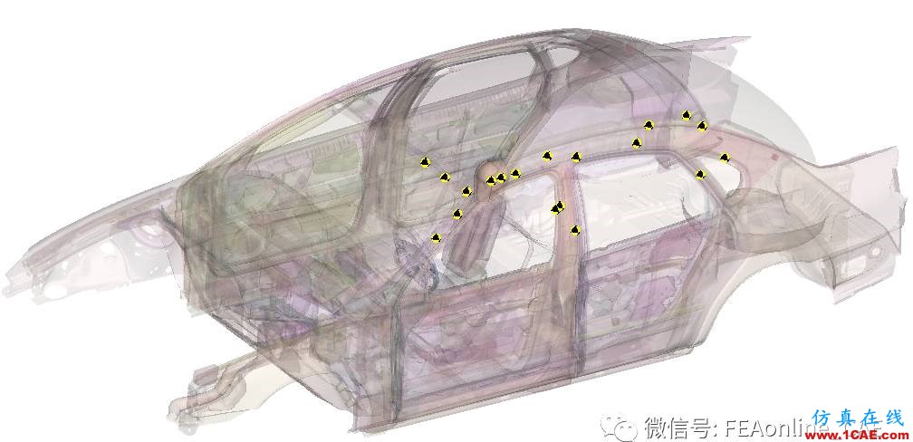 基于FMVSS 201U法規對車內乘員頭部碰撞位置模型的建立abaqus有限元技術圖片3