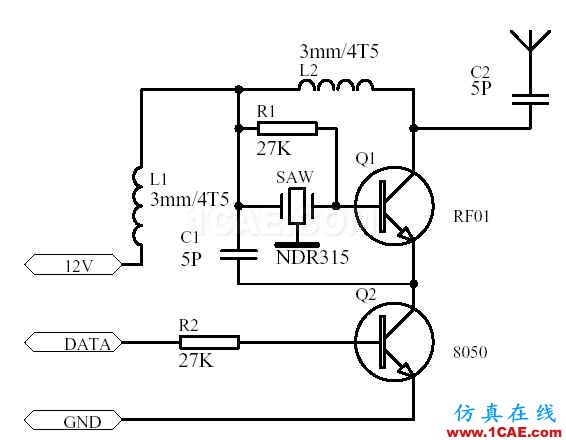 無線遙控發射接收設計 --- 315M遙控電路 - 香率 - 我的博客