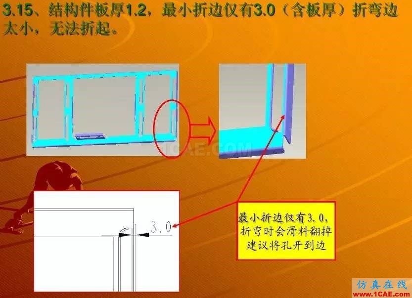 鈑金設計無法折彎的案例分析 圖文solidworks simulation應用技術圖片15