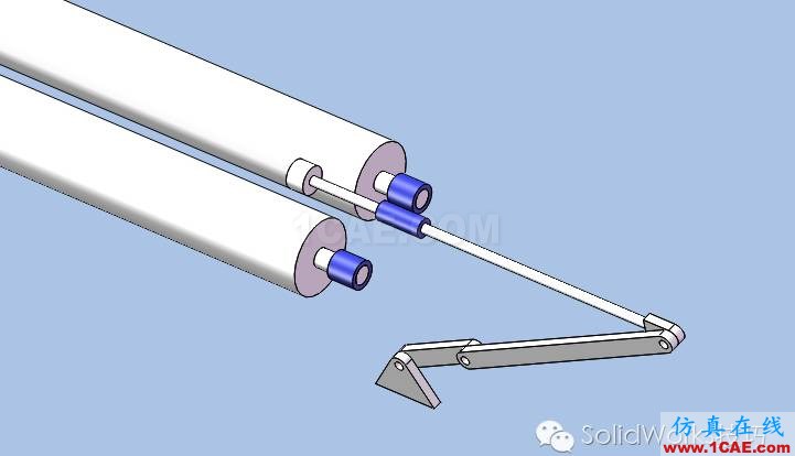 SolidWorks洗瓶機構運動仿真solidworks simulation學習資料圖片8