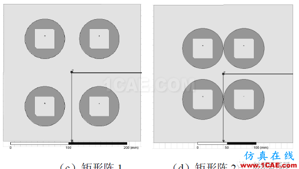 衛星導航自適應陣列抗干擾性能分析HFSS仿真分析圖片3