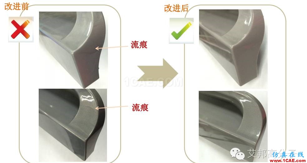 實戰(zhàn)解析：如何實現免噴涂無流痕？moldflow注塑分析圖片6