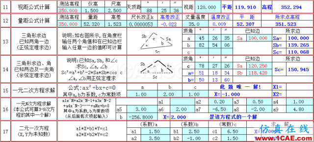 快接收，工程常用的各種圖形計(jì)算公式都在這了！AutoCAD分析圖片11